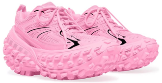 Balenciaga Defender Fashion Retro Distressed Low Dad Shoe Pink
