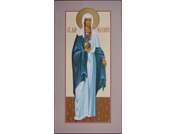 Марфа Вифанская, Святая Праведная, сестра Святого праведного Лазаря. Рукописная мерная икона.