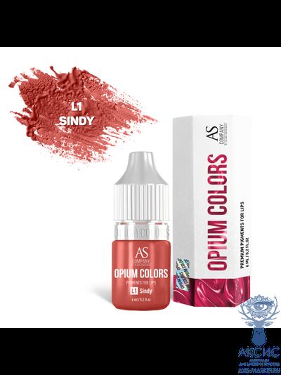 L1 SINDY ORGANIC пигмент для губ 6мл (OPIUM COLORS) AS-Company