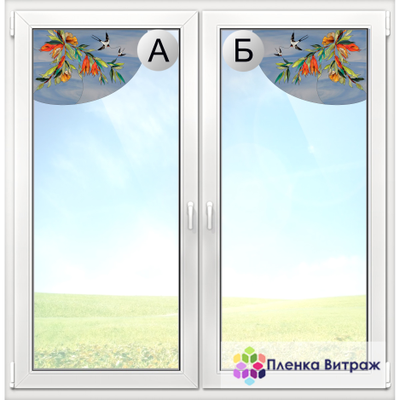 ВИТРАЖНАЯ ПЛЕНКА Y-3