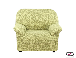 Чехол на кресло Тела Безарро Зеленый. ИТАЛИЯ