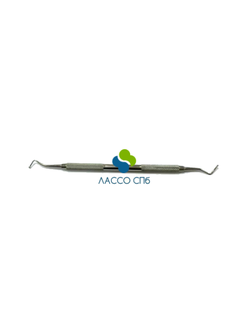 Кюретка металлическая двусторонняя 16 см