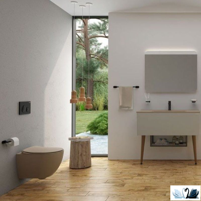 Унитаз Creavit Free FE320-11CM00E-0000 Cappucino подвесной, бежевый