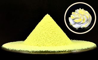 Пудра сахарная нетающая "Бархатная желтая", 1 кг