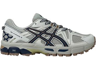 Asics Gel Kahana 8 White Navy Белые с синим