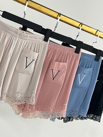 ДОМАШНЯЯ ОДЕЖДА ВИКТОРИЯ СИКРЕТ С КРУЖЕВОМ ЦВЕТ БЕЖЕВЫЙ