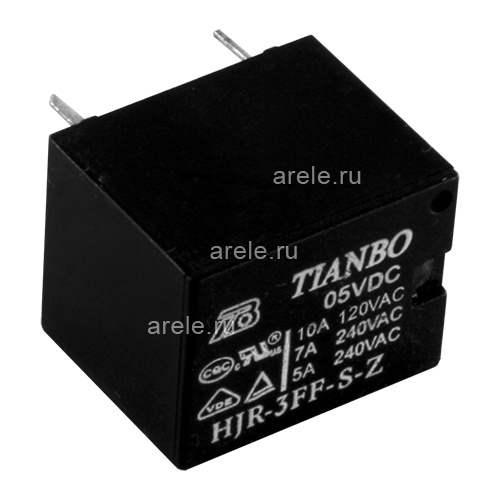 Реле Tianbo HJR-3FF-05VDC-S-Z. Купить по оптовой цене.