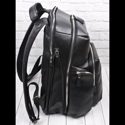 Кожаный рюкзак Bertario Premium black (арт. 3102-51)