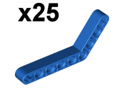 Technic, Liftarm, Modified Bent Thick 1 x 9 6 - 4, Blue (6629 / 4107796 / 4112284 / 4182884 / 6279882 / 662923)