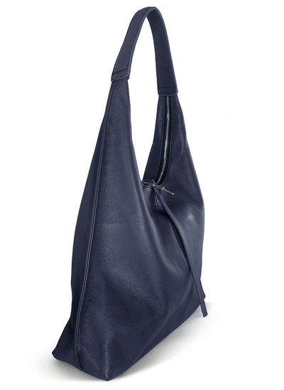 (АРТИКУЛ: 9835/1/4) СУМКА ЖЕНСКАЯ БОЛЬШАЯ, НАТУРАЛЬНАЯ КОЖА, ТЕМНО-СИНЯЯ, РУЧКА ЧЕРЕЗ ПЛЕЧО