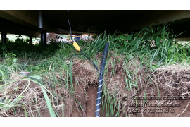 Подвод воды в дом на сваях с электроподогревом