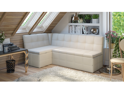 Скамья угловая Домино со спальным местом исп.2 Кашемир крем