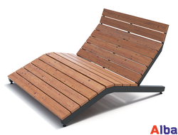 шезлонг для установки на улице