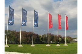 УЛИЧНЫЕ ФЛАГШТОКИ 5 - 18 М. ( СТАНДАРТ/БАННЕР)