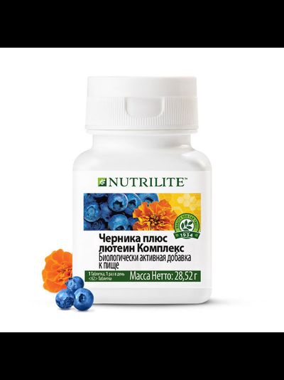 СОХРАНЕНИЕ ЗРЕНИЯ          Nutrilite™ Черника плюс лютеин, 62 таб.