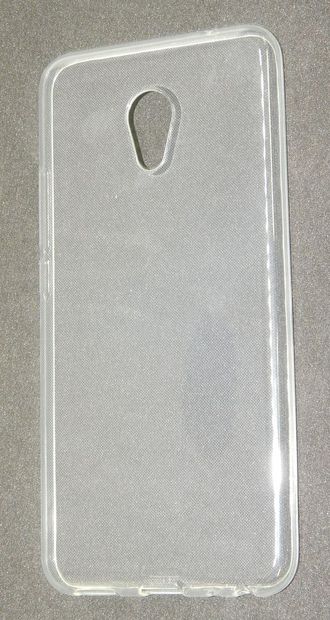 Защитная крышка силиконовая Meizu MX6, прозрачная