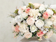 Популярная Композиция из искусственных цветов в кашпо № КВВ037