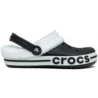 CROCS BAYABAND CLOG УТЕПЛЕННЫЕ ЧЕРНЫЕ (МЕХ СНИМАЕТСЯ)