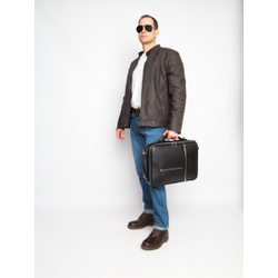 Кожаная сумка-рюкзак Castenaso black (арт. 3108-01)