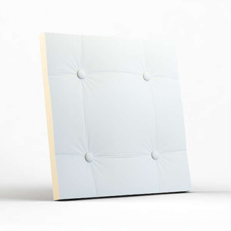 Гипсовая 3D панель - Кожа прямой квадрат