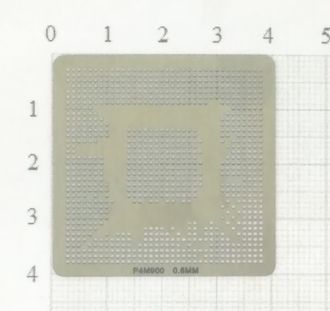 Трафарет BGA для реболлинга чипов P4M900 0.6мм.