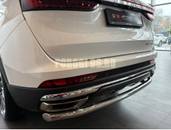 Защита заднего бампера Папа Тюнинг d60 для JETOUR X90 Plus 2022-