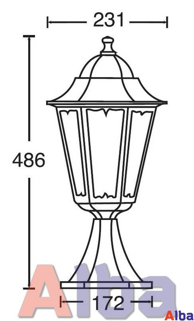 Petersburg 79804 w Парковый светильник