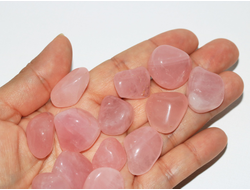 Кварц розовый, галтовка в ассортименте, Намибия (20-25 мм, 4-6 г) №7902
