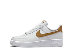 Женские кроссовки Nike Air Force 1 '07 Next Nature White Gold Suede