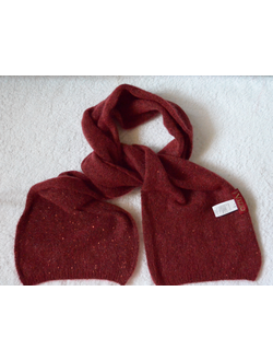 Бордовый шарф с пайетками Италия Vizio