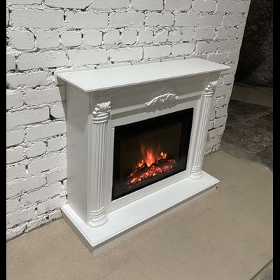 Электрокамин Сантана WT с очагом Sparta 25.5 LED