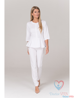 Жакет медицинский Dr.Super "Kelly" белый