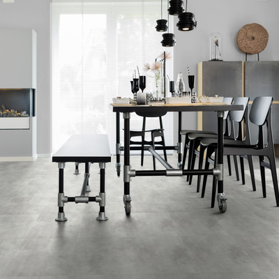 Виниловый пол Wineo 400 Stone Wisdom Concrete Dusky DB00140 клеевой