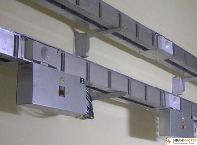 Монтаж распределительного шинопровода на складе ИВАНМАСТЕР