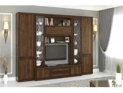 Гостиная КАРИНА ГК-1003 Гикори Джексон темный (ГТ)