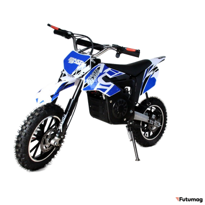 Электромотоцикл GreenCamel Питбайк DB400, 48V 1200W R10 быстросъемная батарея синий