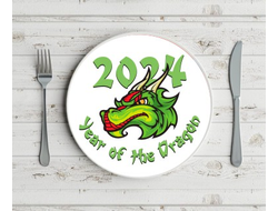 Тарелка год Дракона №10