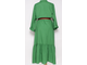 Платье - рубашка "СТОЙКА_МОЛНИЯ"  зелёное