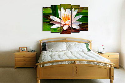 Модульная картина "Водная лилия"