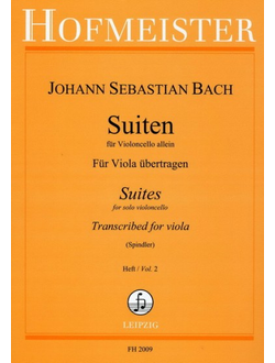 Bach J.S. Suiten f?r Violoncello Band 2 (Nr.4-6)  f?r Viola