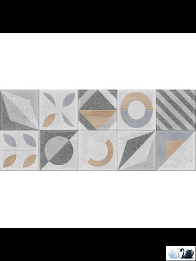 Плитка настенная Gracia Ceramica Supreme multi wall 25 х 60 см пэчворк