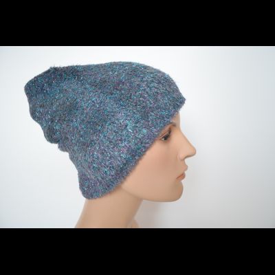 Шапка Vizio 1627 CL серая голубая