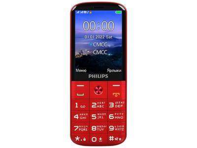 Philips E227 Xenium Красный