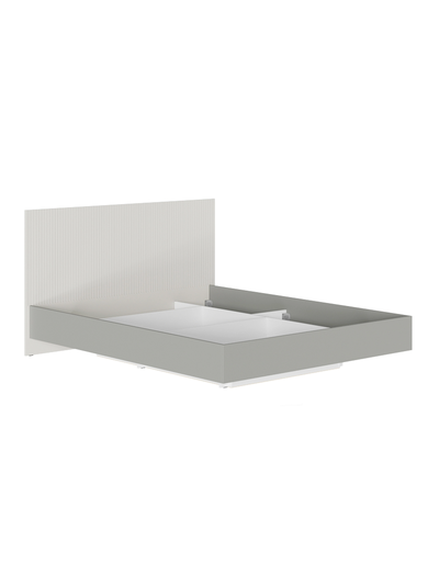 Селена КР-002 Кровать МДФ  Шиншилла серая / Кварц грей софт (без основания)