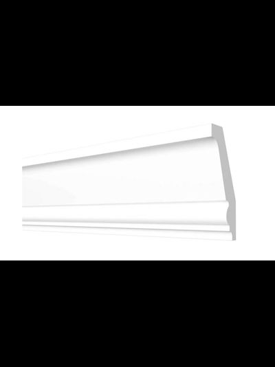 Потолочный плинтус DECOR-DIZAYN DD24, из дюрополимера, под покраску, ударопрочный, 2 метра