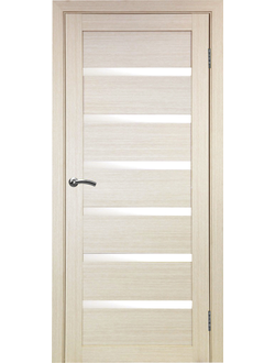 OPTIMA PORTE/ TURIN 507.  ДУБ БЕЛЕНЫЙ/ СТЕКЛО САТИН СВЕТЛОЕ