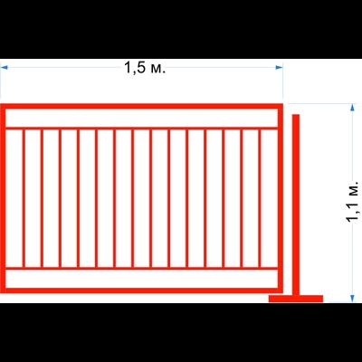 Ограждение для аттракционов по  ГОСТ 33807-2016