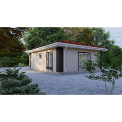 Одноэтажный дом с тремя спальнями 83м² (S61)