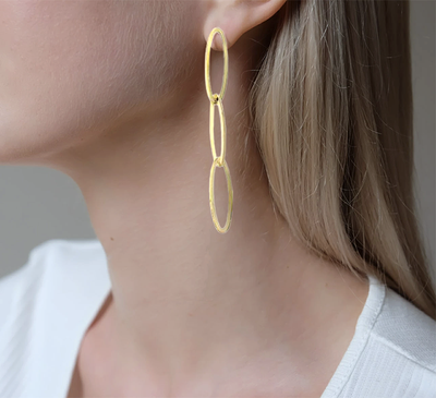 (АРТИКУЛ: 6597/71) СЕРЬГИ ЖЕНСКИЕ,  МЕТАЛЛ, ЦВЕТ "ЗОЛОТО"