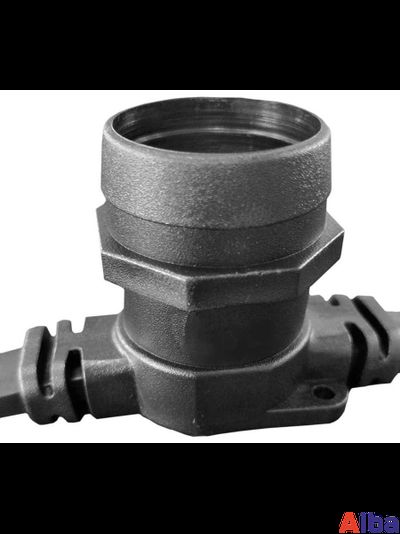 Белт-лайт 2 жилы, 20 см, ЧЕРНЫЙ, 50 метров, 250 шт